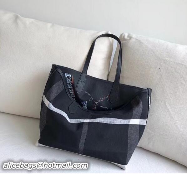 Low Price BurBerry Tote Shopping Bags BU5548 Black