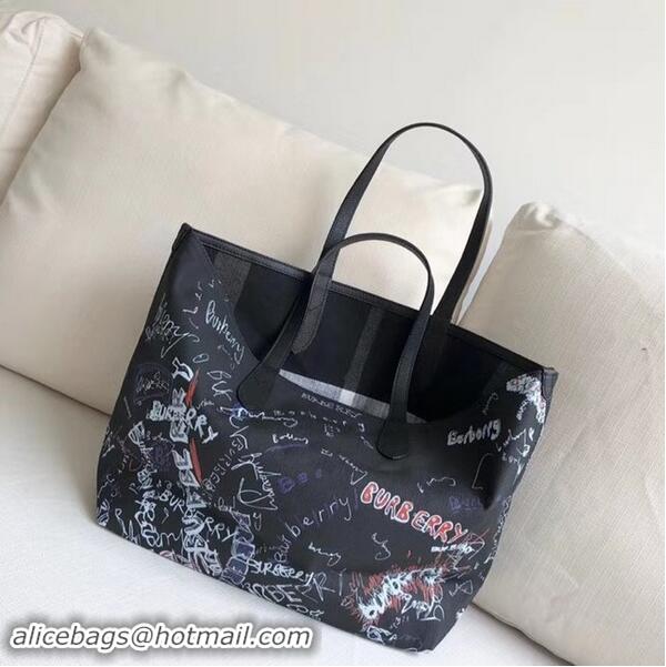 Low Price BurBerry Tote Shopping Bags BU5548 Black