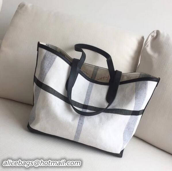 New Style Promotional BurBerry Tote Shopping Bags BU5549 White