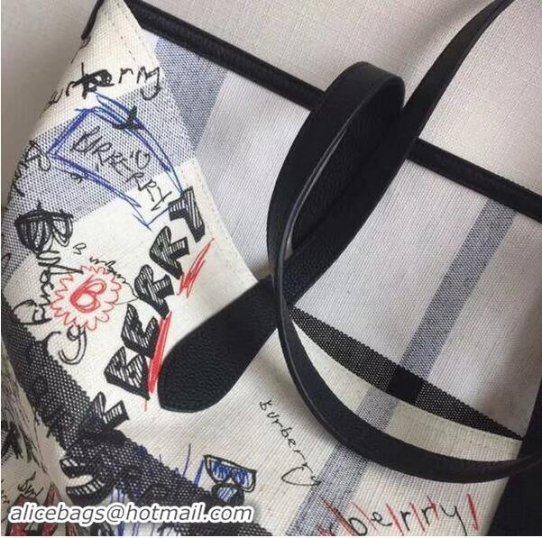 New Style Promotional BurBerry Tote Shopping Bags BU5549 White