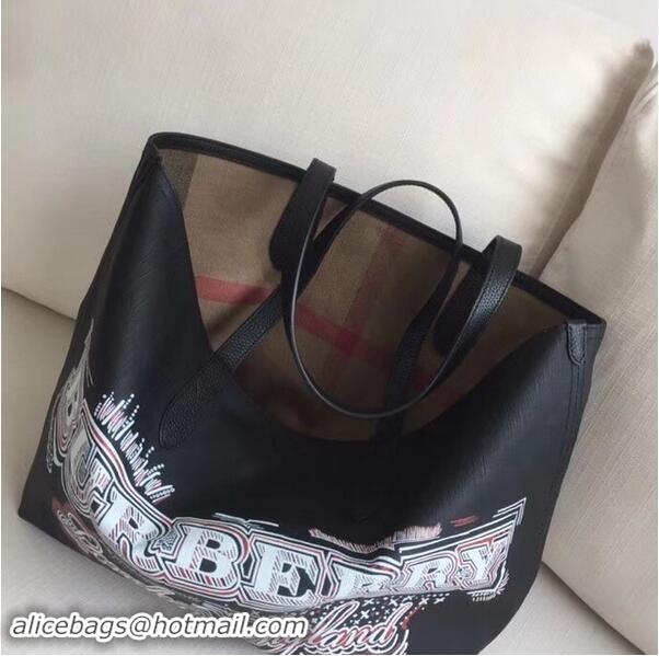 Popular Promotional BurBerry Tote Shopping Bags BU5549 Black