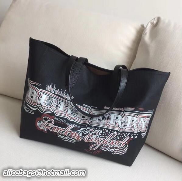 Popular Promotional BurBerry Tote Shopping Bags BU5549 Black