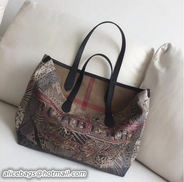 Super Quality BurBerry Tote Shopping bags BU5549 grey