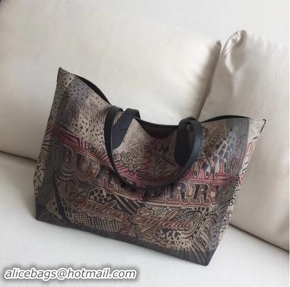 Super Quality BurBerry Tote Shopping bags BU5549 grey