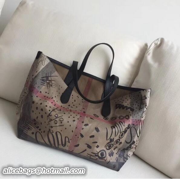 Super Quality BurBerry Tote Shopping bags BU5549 grey