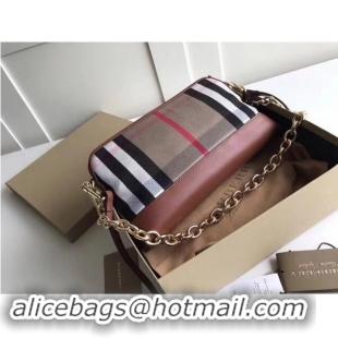 Big Discount Burberry Calfskin Leather Should Bag 41711 brown