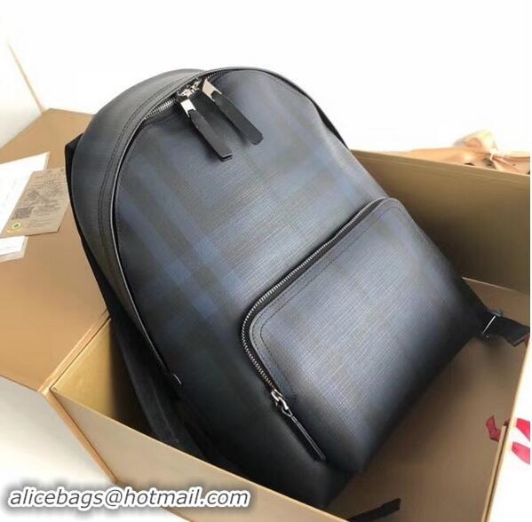 Well Crafted Burberry Large Backpack canvas BU41002 blue