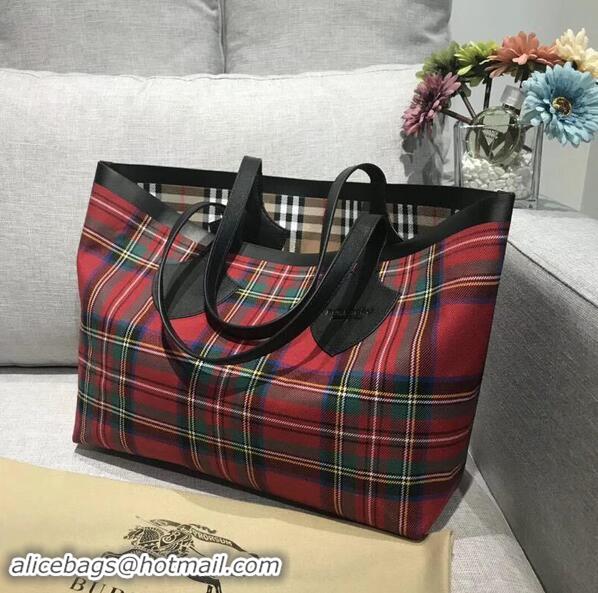 Promotional Best BurBerry Tote Shopping Bags BU55779 Red