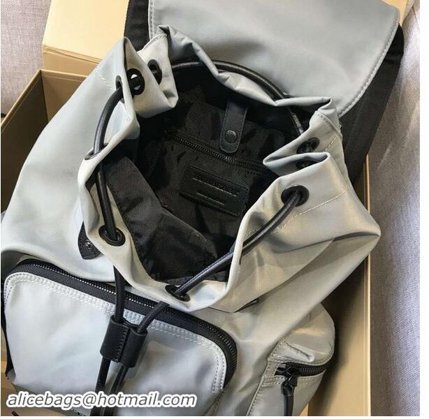 Particularly Recommended BURBERRY nylon backpack 48791 grey