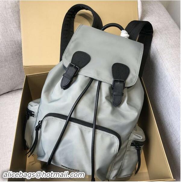 Particularly Recommended BURBERRY nylon backpack 48791 grey