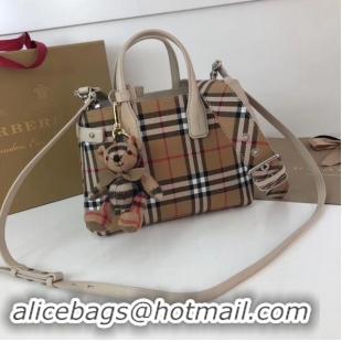 Reproduction BURBERRY Baby Banner checked cross-body bag 10443 white