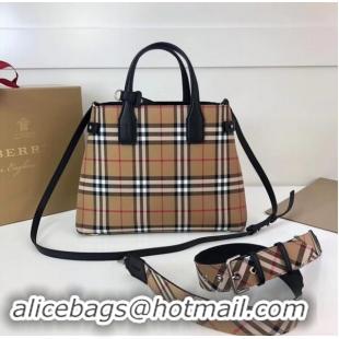 Best Duplicate BURBERRY Medium Banner tote bag 3835 black