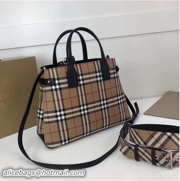 Best Duplicate BURBERRY Medium Banner tote bag 3835 black