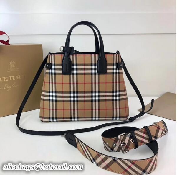 Best Duplicate BURBERRY Medium Banner tote bag 3835 black