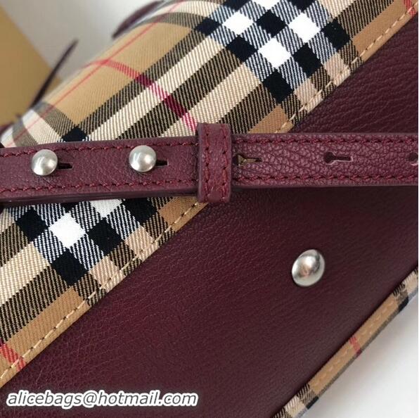 Grade Discount BURBERRY Medium Banner tote bag 3835 Burgundy