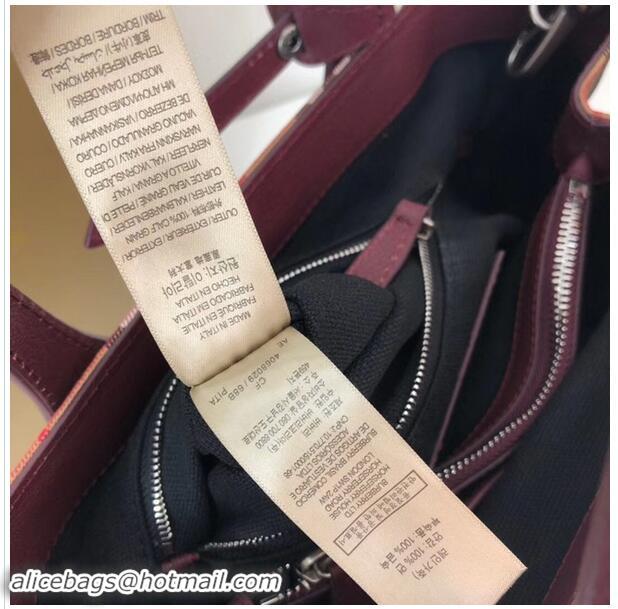 Grade Discount BURBERRY Medium Banner tote bag 3835 Burgundy