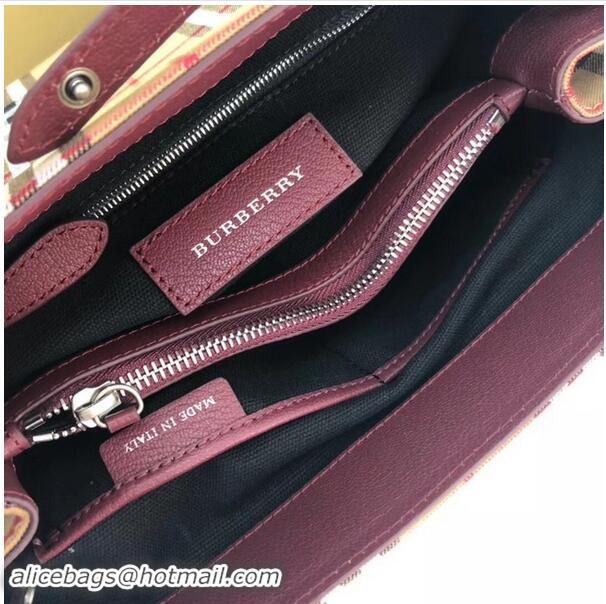 Grade Discount BURBERRY Medium Banner tote bag 3835 Burgundy