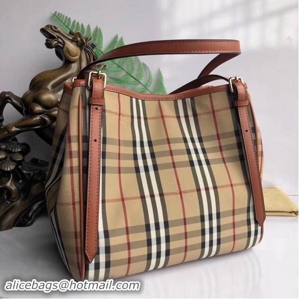 Sumptuous Discount BURBERRY Medium Banner tote bag 5788 brown