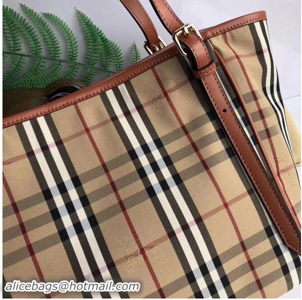 Sumptuous Discount BURBERRY Medium Banner tote bag 5788 brown