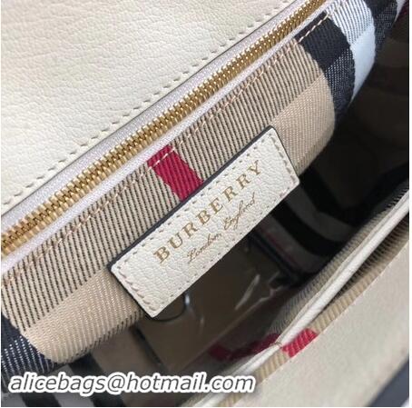 Expensive Grade BURBERRY Medium Banner tote bag 0221 white