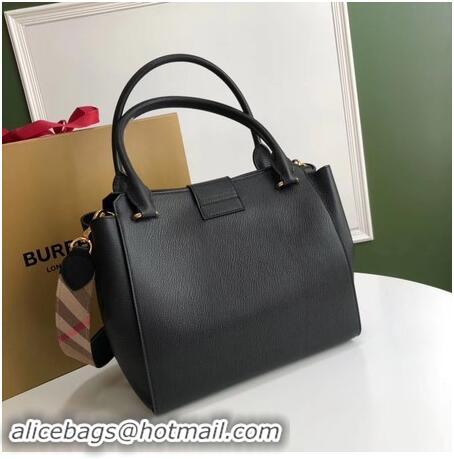 Refined BURBERRY Medium Banner tote bag 0221 black