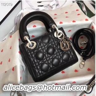 Original Cheap MINI LADY DIOR-TAS VAN LAMSLEER CAL44500 black