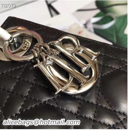 Original Cheap MINI LADY DIOR-TAS VAN LAMSLEER CAL44500 black