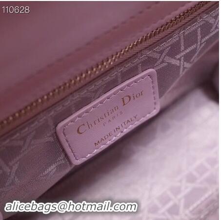 Discount Dior lucky badges Original sheepskin Tote Bag 88035 Light Pink