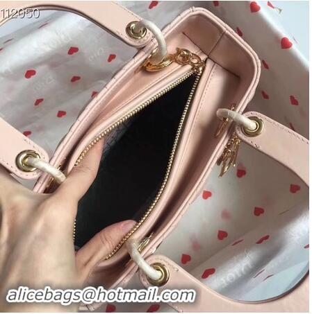 Cheapest LADY DIOR LAMBSKIN BAG CAL44550 pink