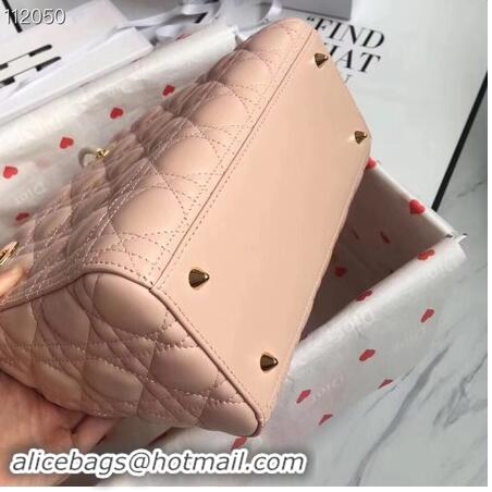 Cheapest LADY DIOR LAMBSKIN BAG CAL44550 pink