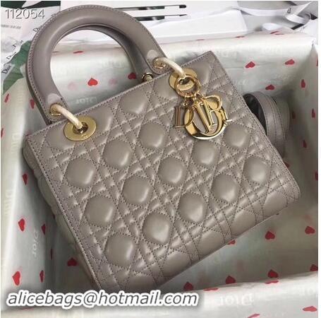 Wholesale Faux LADY DIOR LAMBSKIN BAG CAL44550 grey