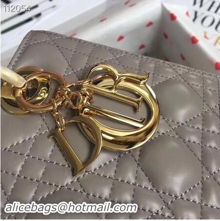 Wholesale Faux LADY DIOR LAMBSKIN BAG CAL44550 grey