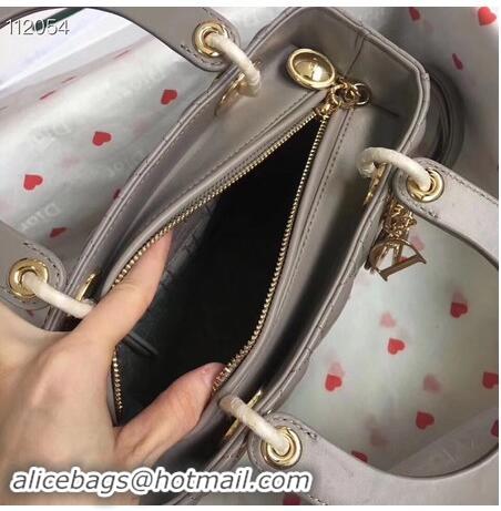 Wholesale Faux LADY DIOR LAMBSKIN BAG CAL44550 grey