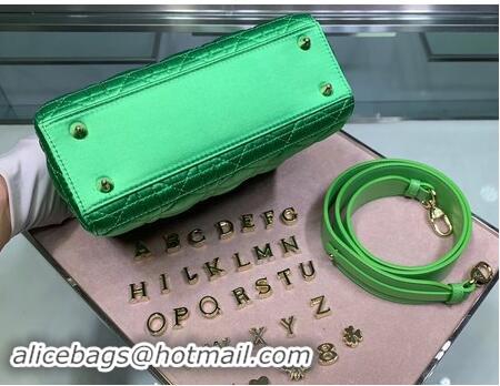 High Quality Dior Lady Original Silk Bag 2369 Diamond Green