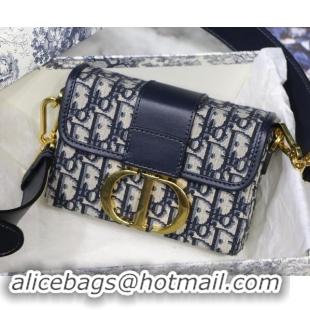 Cheapest Dior 30 MONTAIGNE DIOR OBLIQUE BAG M9204 Blue