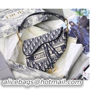 Newly Launched Dior SADDLE DENIM CANVAS BAG M928 denim blue