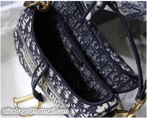 Newly Launched Dior SADDLE DENIM CANVAS BAG M928 denim blue