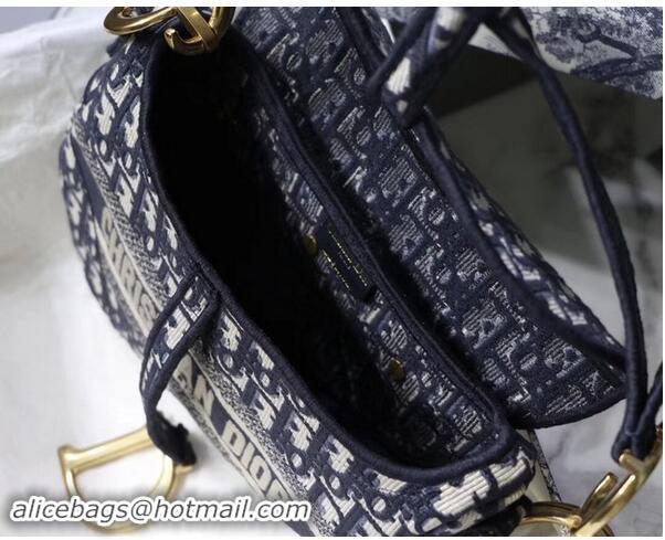 Newly Launched Dior SADDLE DENIM CANVAS BAG M928 denim blue