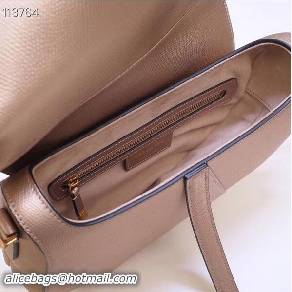 New Style Cheap Dior Mini Saddle Bag Calfskin M0447 Gold