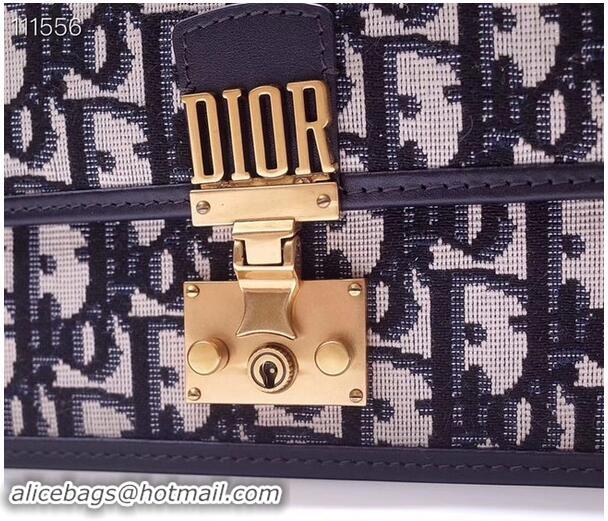 Cheapest Discount Dior DIORAMA leather Chain bag S2012 blue