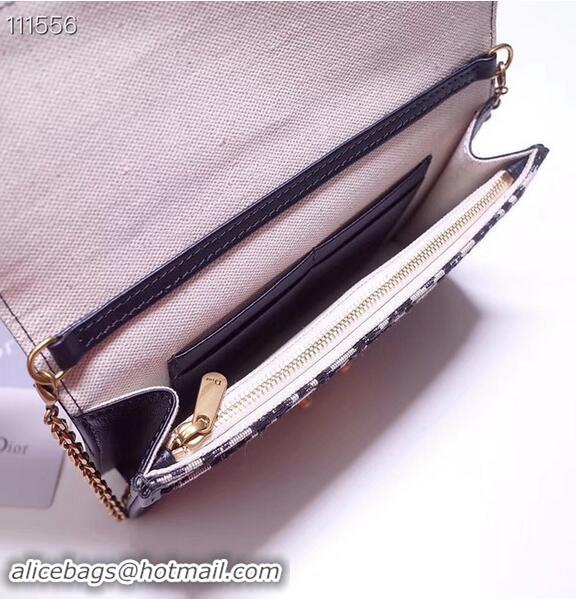 Cheapest Discount Dior DIORAMA leather Chain bag S2012 blue