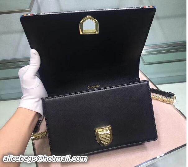 Buy Imitation Dior SADDLE Embroidered Leather Mini bag 0422