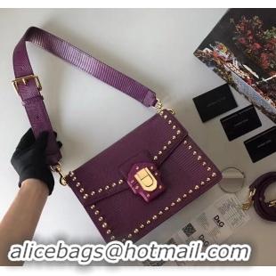 Purchase Discount Dolce & Gabbana Calfskin Leather 5698 Purple