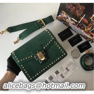 Top Quality Dolce & Gabbana Calfskin Leather 5698 Green