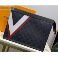 Best Grade Louis Vuitton Pochette Voyage MM Bag Damier Graphite Canvas V N64023