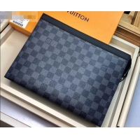 Shop Cheap Louis Vuitton Pochette Voyage MM Bag Damier Graphite Canvas N41696