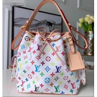 Famous Louis Vuitton Vintage Monogram Canvas NeoNoe Bag M42229 White/Multicolor