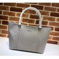 Cheap Price Gucci Signature leather tote bag 449647 gray