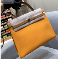 Pretty Style Hermes Herbag Zip 31 Bag in Original Quality Khaki/Turmeric Yellow H091410