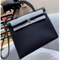 Stylish Hermes Herbag Zip 31 Bag in Original Quality Black H091410